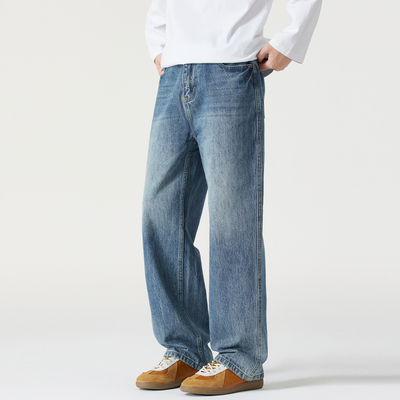 Kuvine美式高街cleanfit牛仔裤男