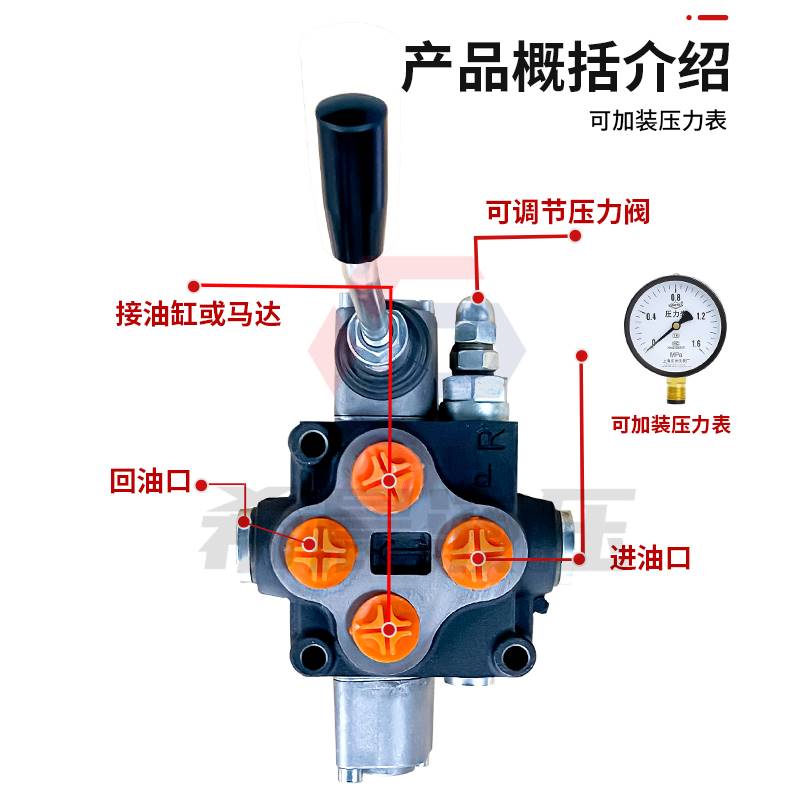 液压分配器ZD-L112手动换向阀1-6联单项双向控制阀厂家直销多路阀