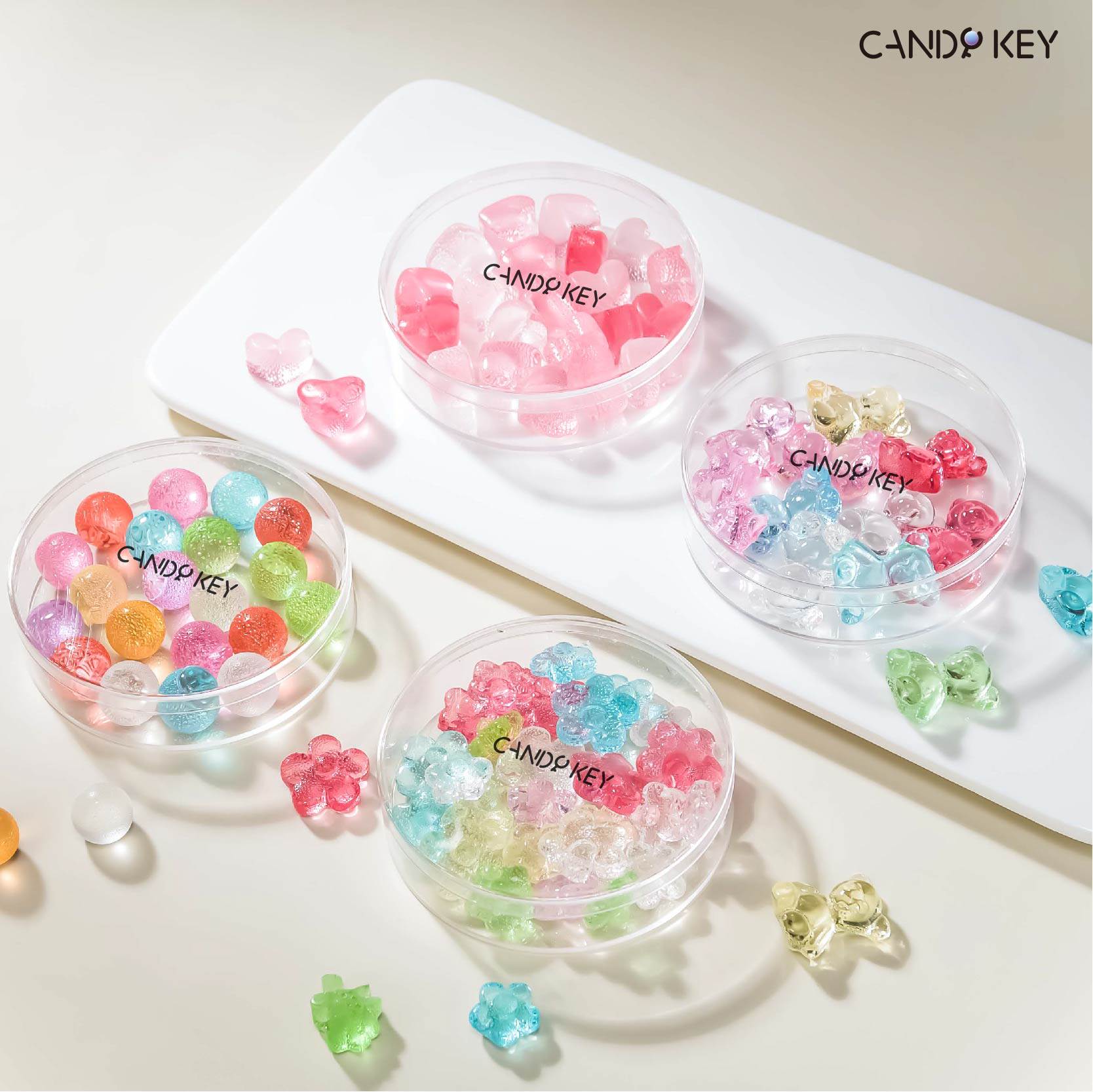 CANDY KEY手工水果味硬糖宝石糖子夜归同款糖清甜高颜值伴手礼