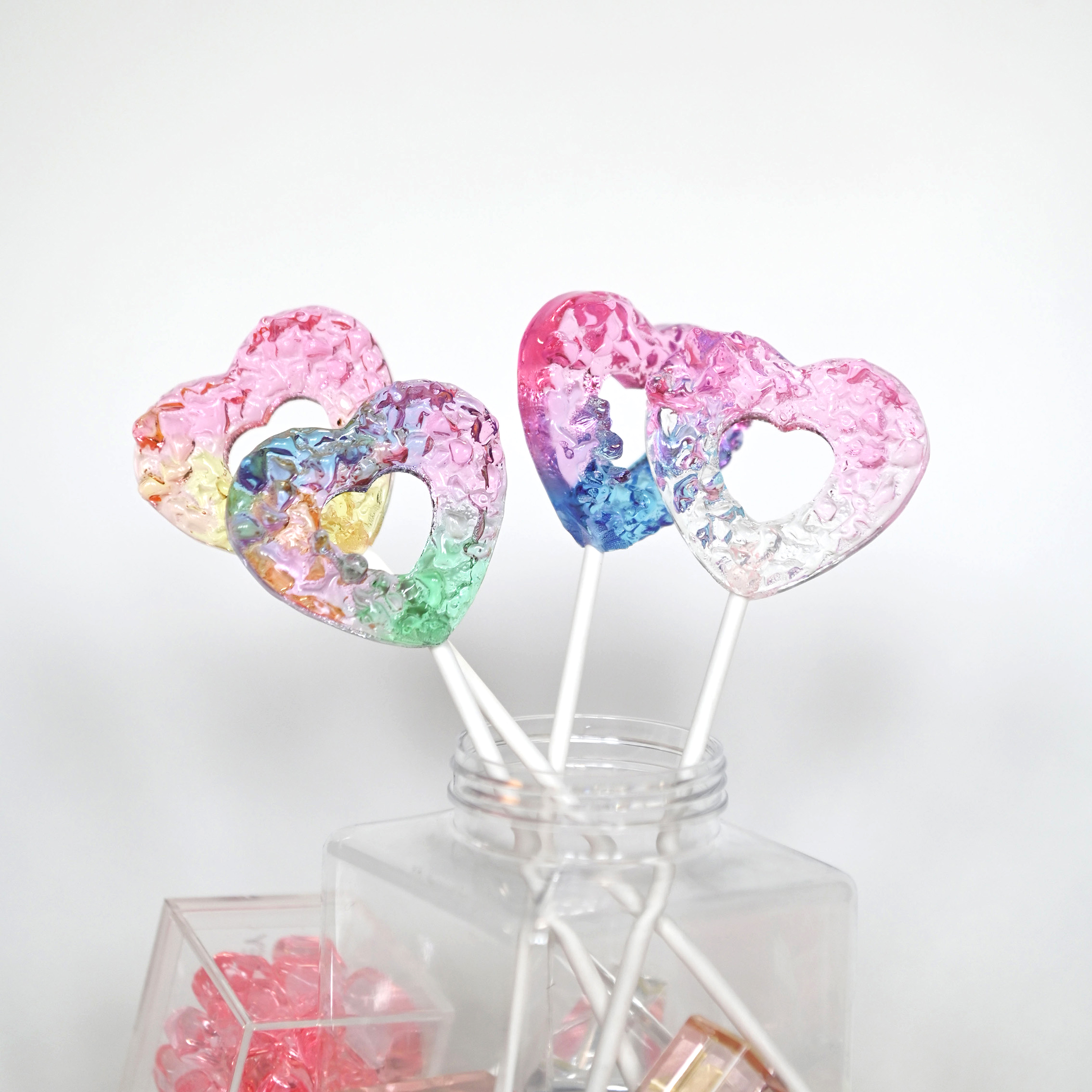 【爱意满满】candykey手工创意爱心仙女棒休闲零食棒棒糖心意礼物