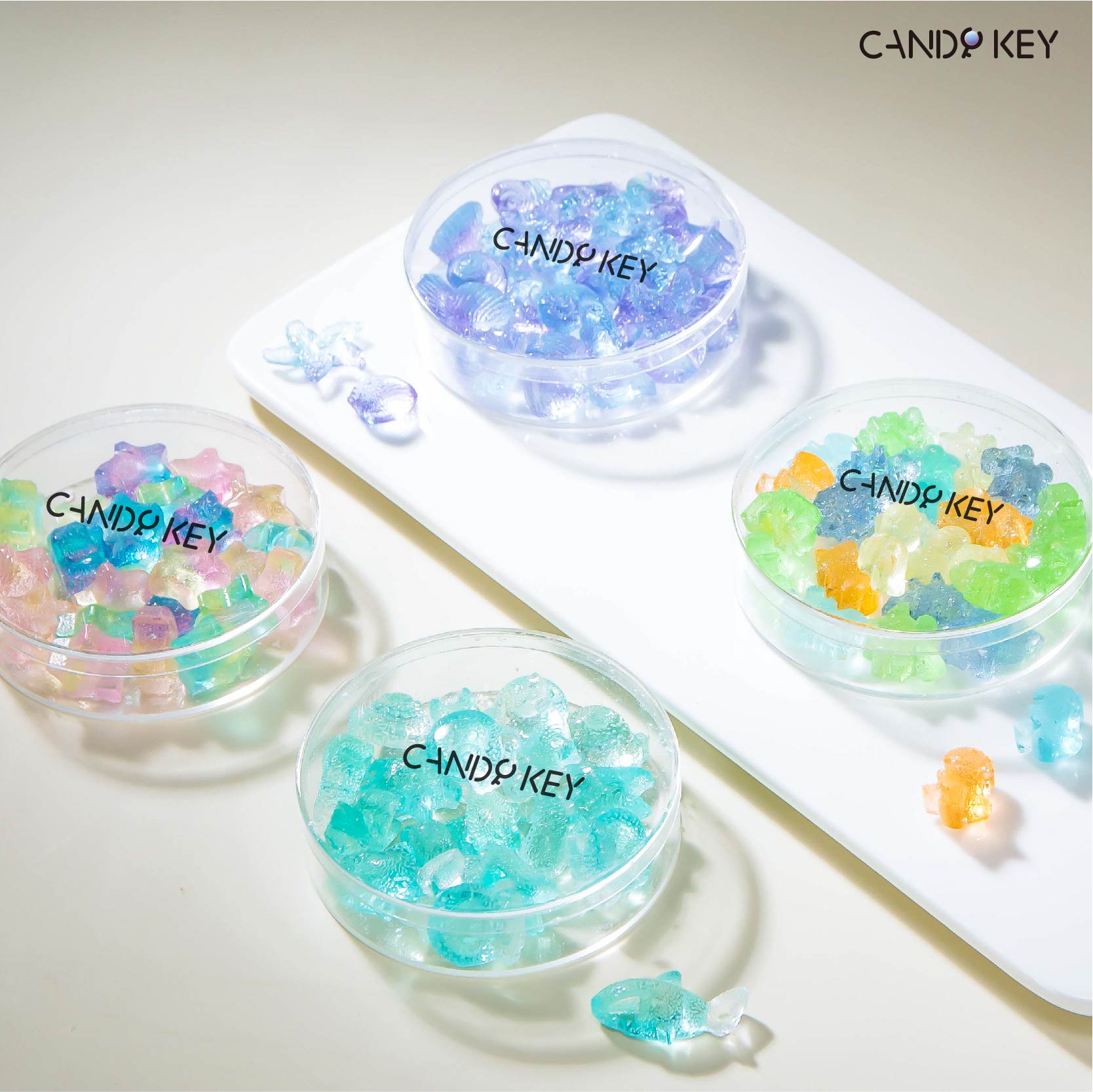 candykey手工0蔗糖水果味硬糖宝石糖颗粒糖清甜零食高颜值伴手礼 零食/坚果/特产 传统糖果 原图主图