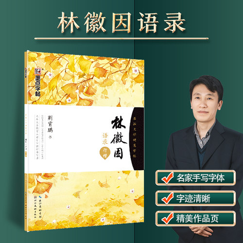 林徽因诗集诗词行楷字帖练字成年男女生字体漂亮高中生大学生练字帖成人硬笔书法练字本钢笔字帖练字专用描红字帖墨点荆霄鹏字帖