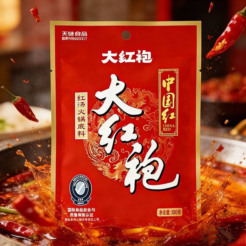 大红袍正宗川味中国红四川重庆牛油红汤火锅底料100g/150g多商用,粮油调味/速食/干货/烘焙,火锅调料,淘宝优惠券,粉丝福利购,淘宝优惠卷