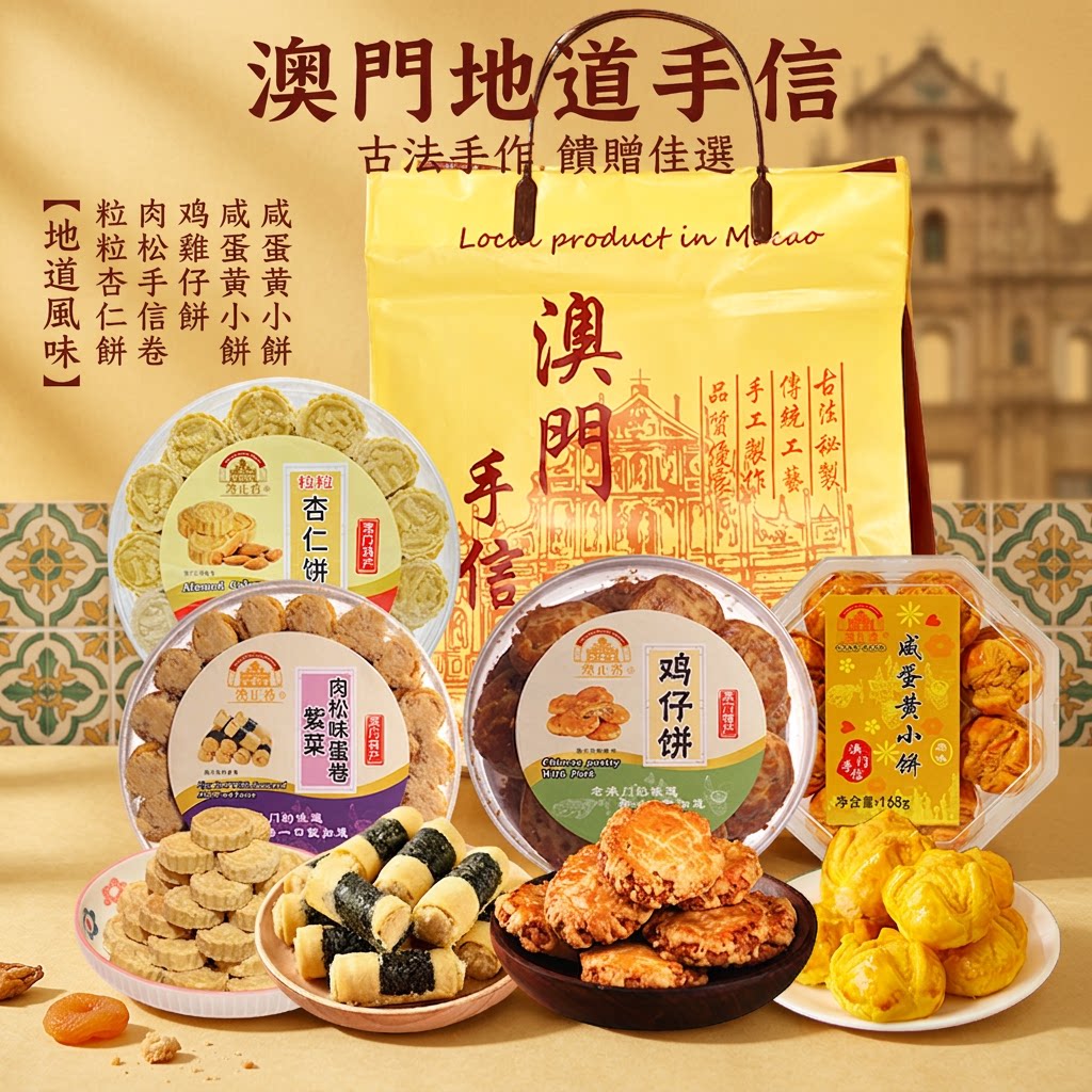 澳正香澳门四宝礼包国庆中秋