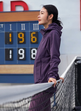 NILICO陈媚【云间】城市运动户外防风防泼水轻柔软壳冲锋衣外套