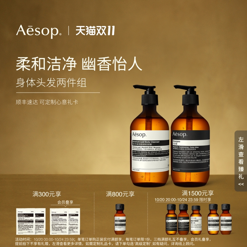 Aesop伊索身体头发两件组