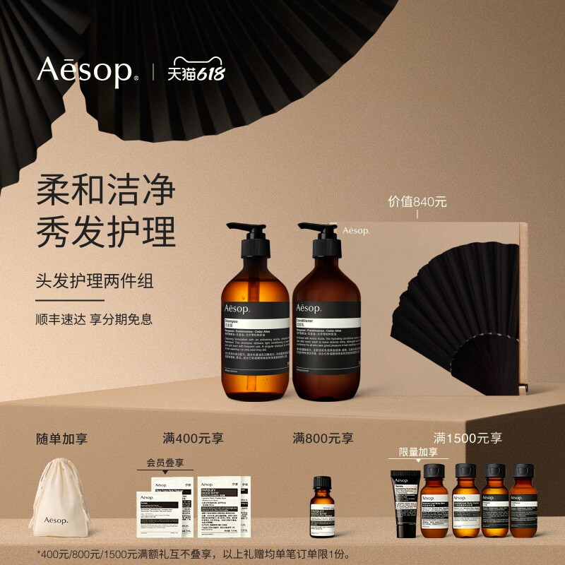 Aesop伊索头发护理两件组