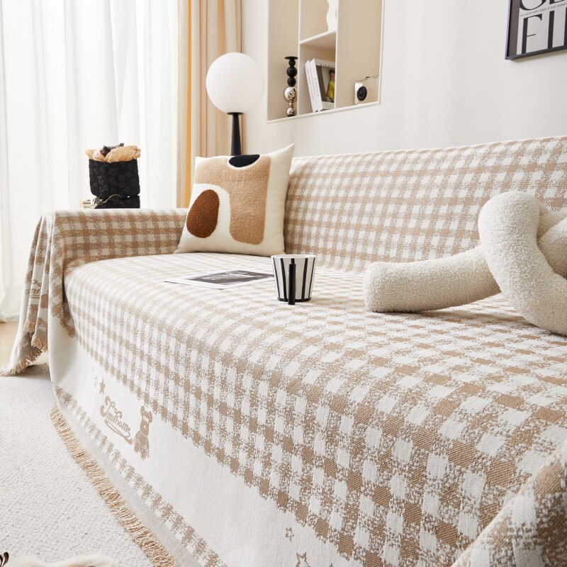 沙发盖布防猫抓沙发巾2024北欧风新款坐垫子轻奢高级感万能套罩毯,居家布艺,沙发套,淘宝优惠券,粉丝福利购,淘宝优惠卷
