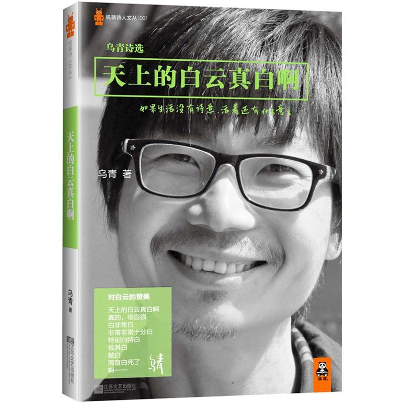 【正版书籍】 天上的白云真白啊:乌青诗选 乌青 江苏文艺出版社