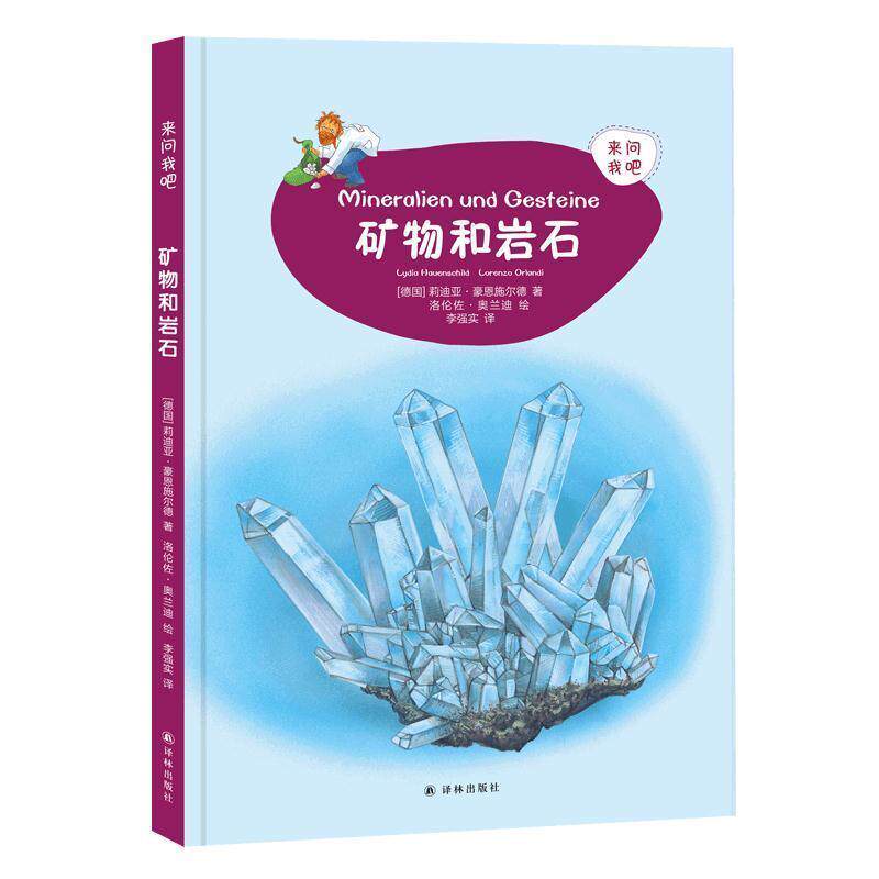 【正版书籍】 来问我吧：岩石和矿物 [德国]莉迪亚·豪恩施尔德,李强实 译林出版社