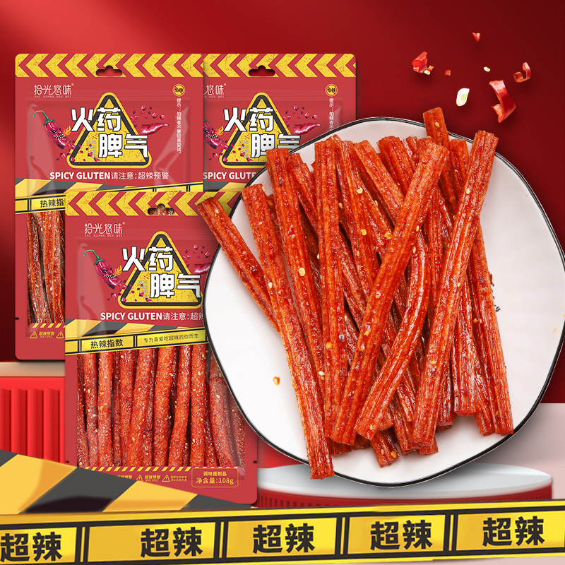 拾光悠味火药脾气超辣辣条108g
