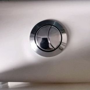 圆形马桶盖水箱双键按钮马桶水箱配件 通用加厚型马桶冲水按钮老式
