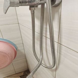 软管水管不锈钢花洒喷头冷热加长通用热水器淋浴编织家用波纹管