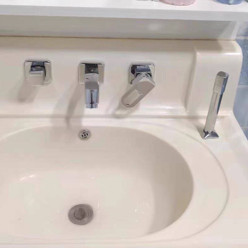 浴室柜分体式冷热水龙头套墙式入墙式三四件洗手盆卫浴品牌卫生间
