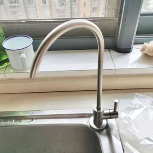 不锈钢2分直饮过滤器纯净水机净水器家用配件专用双出水304水龙头