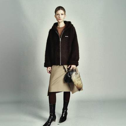 RedRef 羊绒拉毛开衫卫衣外套