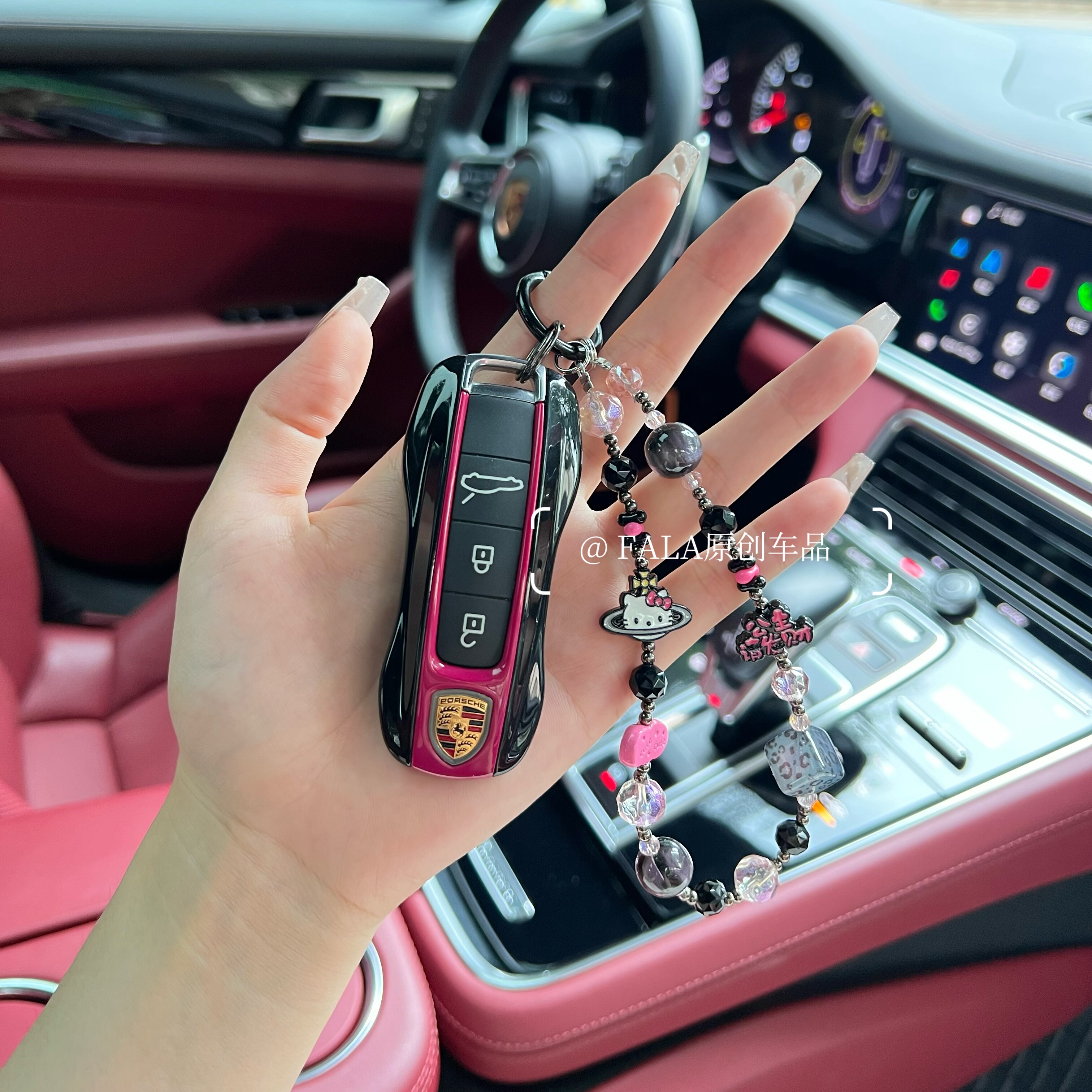 适用新保时捷卡宴钥匙壳911帕拉梅拉Taycan718Macan钥匙壳改装