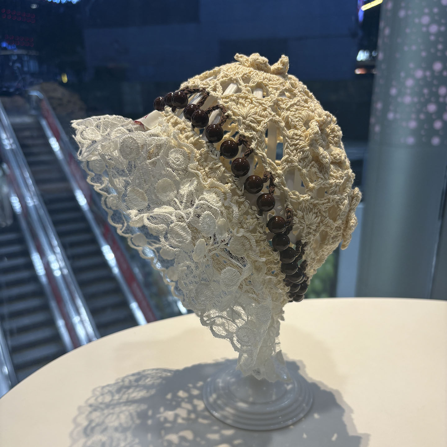 名族风手工钩针渔夫帽