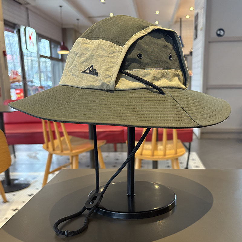 户外登山防晒渔夫帽男女夏季速干