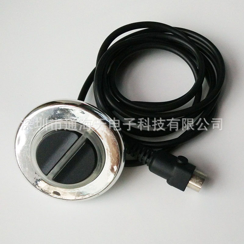 手控器 手柄 银白色有线手柄手控电动升降足浴沙发按摩椅配件