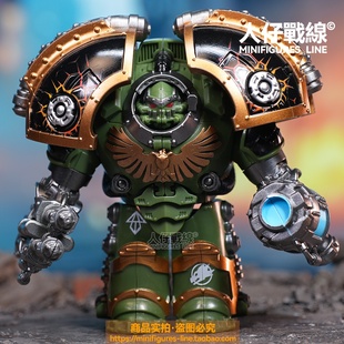 战锤40k土星终结者火蜥蜴星际战士战棋第三方拼装积木人仔玩具