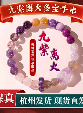 紫水晶多宝龙年本命年手链