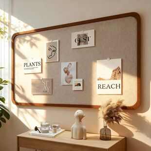 高级感毛毡板墙贴照片墙拼豆展示首饰收纳幼儿园作品展示免打孔