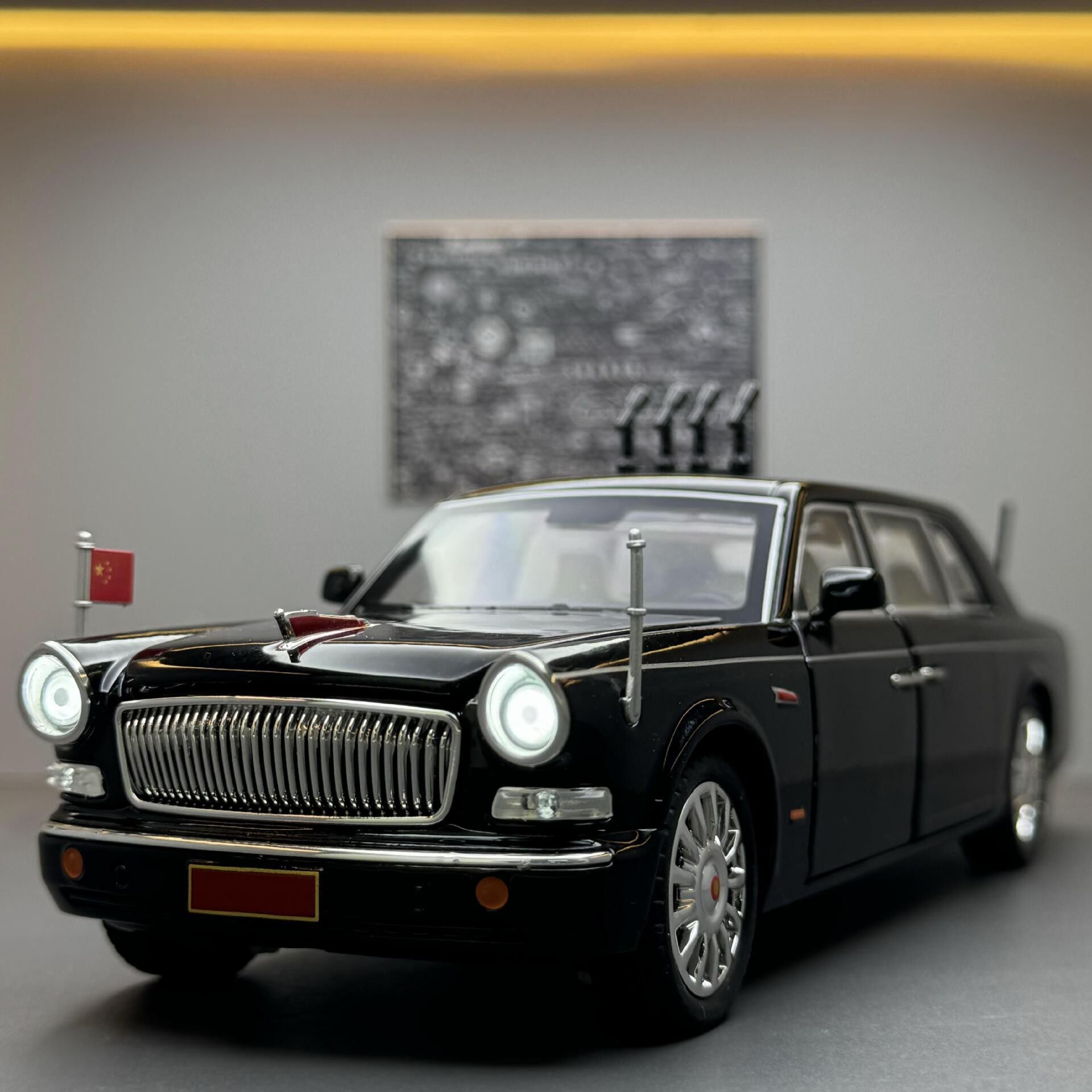 红旗L5检阅车合金汽车模型玩具车