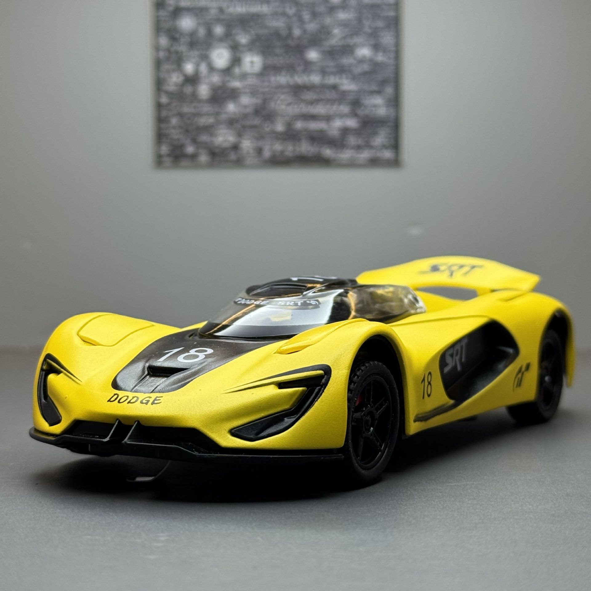 战斧SRT赛道版合金汽车模型玩具
