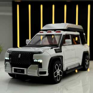 潮玩合金汽车模型1:24仰望U8玩家版灯光音效回力开门男孩玩具越野