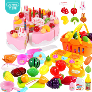 贝恩施儿童切水果女孩玩具