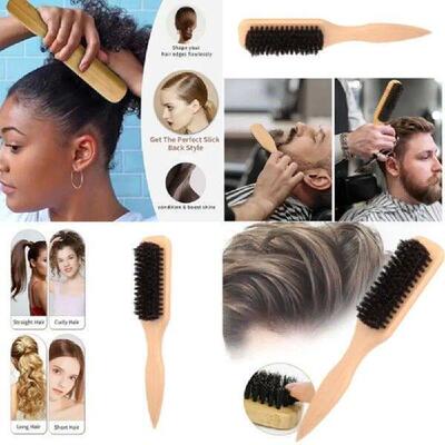 Slick Back Hair Brush Backcombing Flyaways Hairdressing