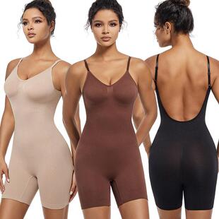 Seamless Bodysuit Women Butt Lifter Shapewear Belly Control