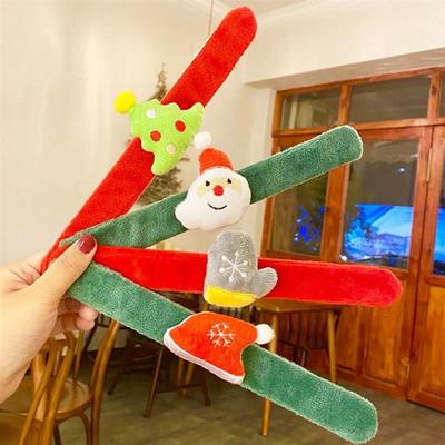 Christmas Snapping Ring Decoration Bracelet Childrens Cute