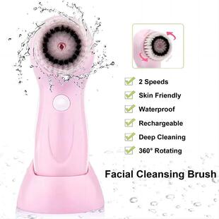 Facial Cleansing Brush Face Scrubber Electric Exfoliating Sp
