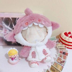 20cm Doll Clothes Pink Blue Doll Accessories Cartoon Shark