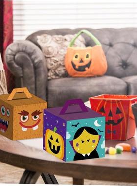 Halloween party candy box Pumpkin candy cookie box万圣节礼盒