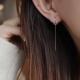 for Colo Line Gold Rose Women Earrings Hanging Long Ear Drop