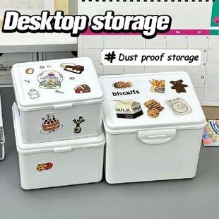 New White Storage Box Kpop Photocard Jewelry Container Idol