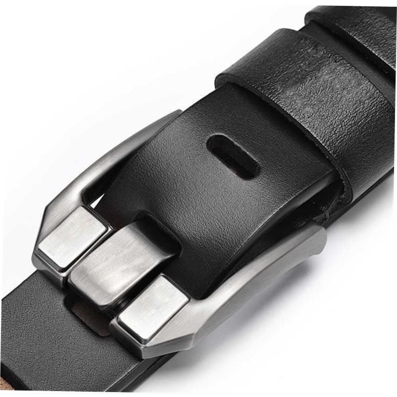 Mens Waist Belt Men Belts Leather Man For Jeans Black Male1