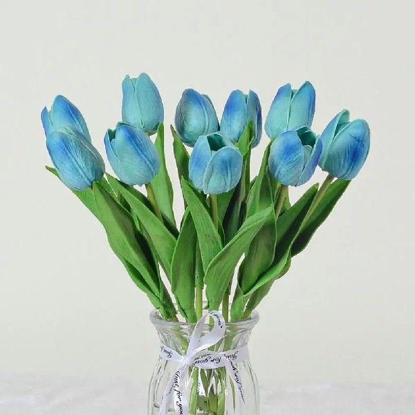 Artificial Tulip Branch Long-lasting Simulated Tulips
