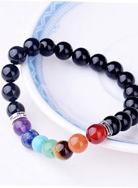 Natural Lava Stone Beads Healing Balance Chakra Charm Bracel
