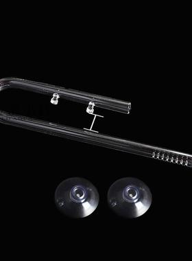 Glass pipe lily poppy peony spin surface skimmer inflow outf