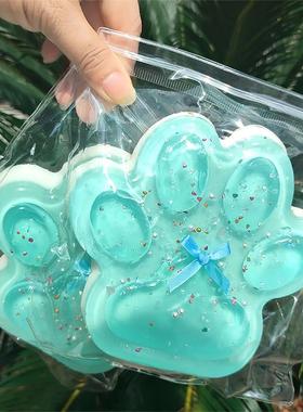 Handmade Taba Squishy Big Cat Paw Silicone Squeeze Toys for