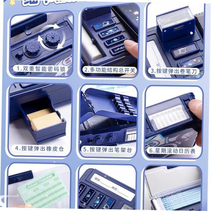 case Plastic pen bag student pencil box kids School supplies