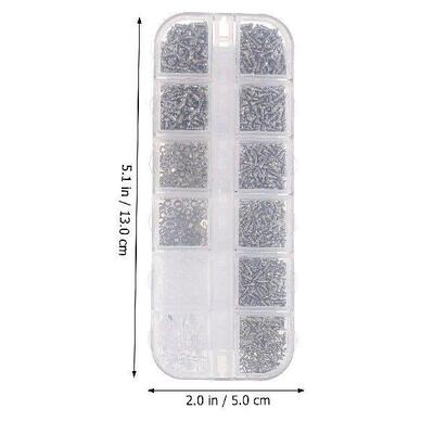 1100 Pcs/Box Glasses Screw Kit Watch Repair Sunglasses