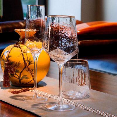红酒杯高脚杯玻璃酒杯Red wine mug goblet glass champagne cup