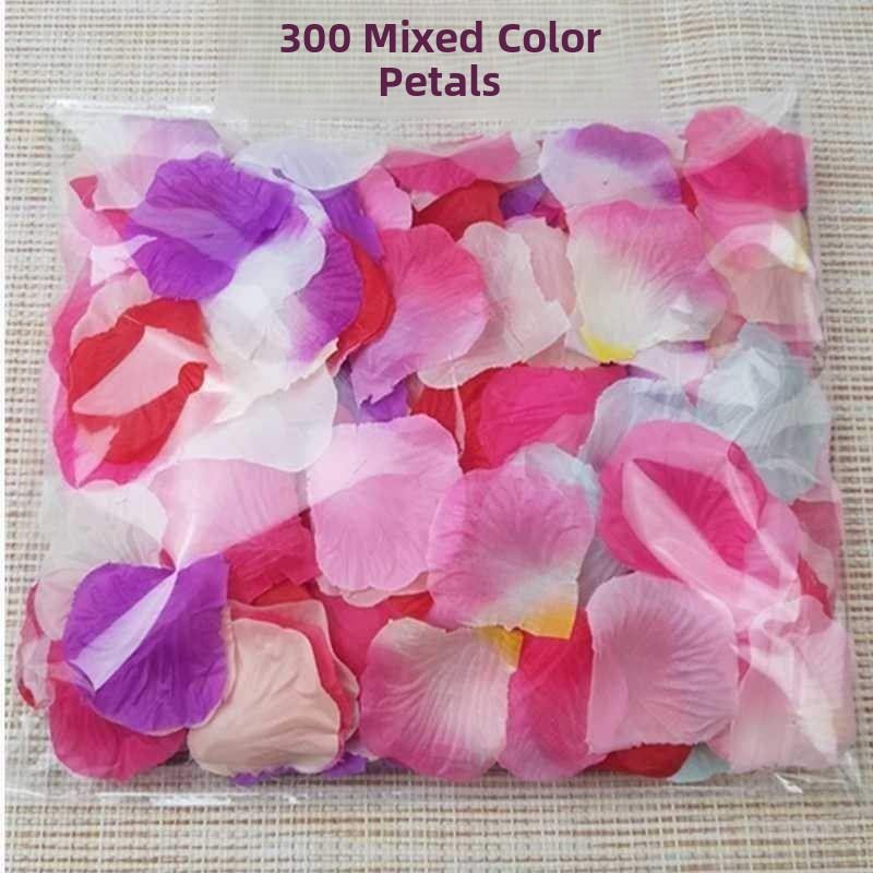 Rose petals wedding flower simulation scattering flowers花瓣