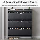 翻转斗鞋 柜窄柜入口架