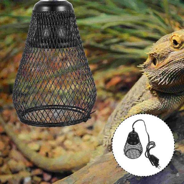Crawler Lampshade Reptile Terrarium Supply Pet Iron Mesh